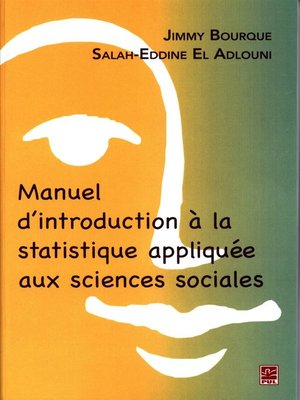 cover image of Manuel d'introduction à la statistique appliquée aux science